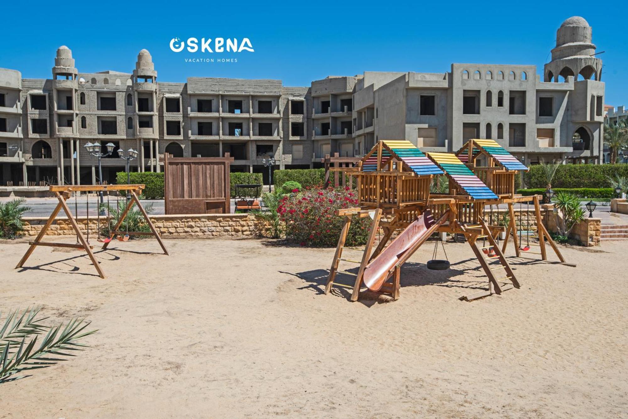 Апартаменты Oskena Azzurra Sahl Hasheesh Хургада Экстерьер фото